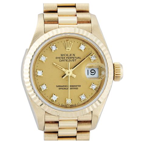 rolex 18 karat gold.